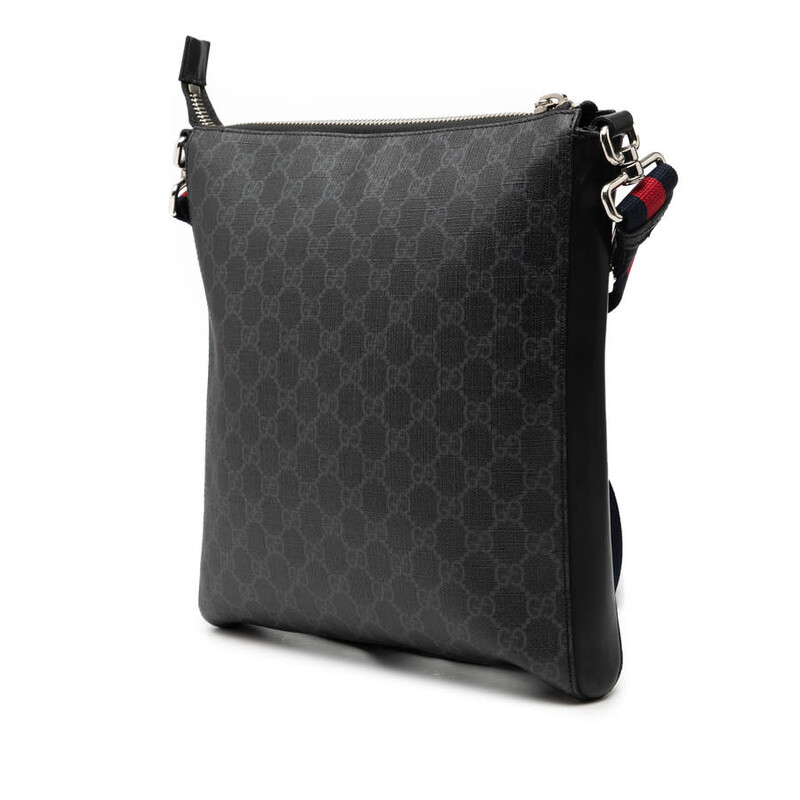 Gucci Pre-owned Gucci Medium GG Supreme Web Messenger Bag Ladies