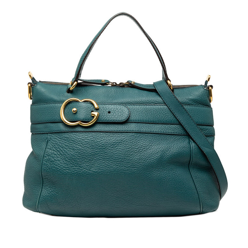 Gucci Pre-owned Gucci Medium Leather Ride Top Handle Bag Ladies