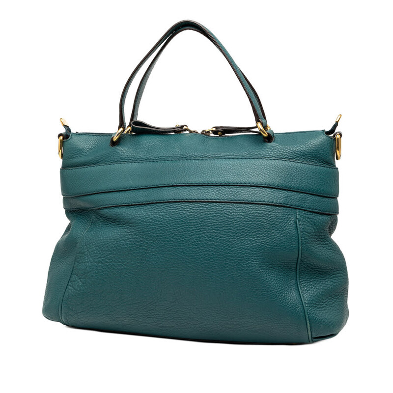 Gucci Pre-owned Gucci Medium Leather Ride Top Handle Bag Ladies