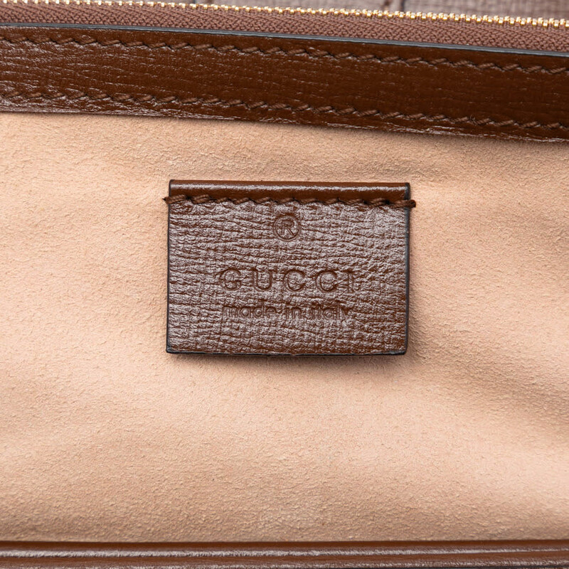 Gucci Pre-owned Gucci Mini GG Supreme Clasp Crossbody Ladies