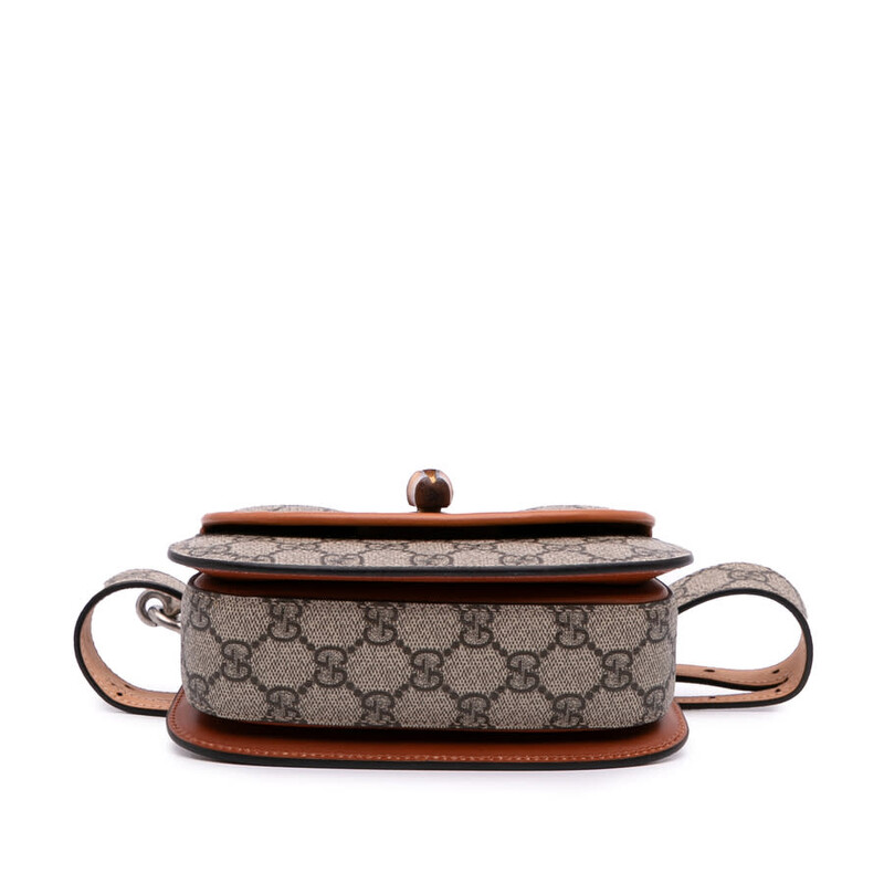 Gucci Pre-owned Gucci Mini GG Supreme Web Bamboo 1947 Belt Bag