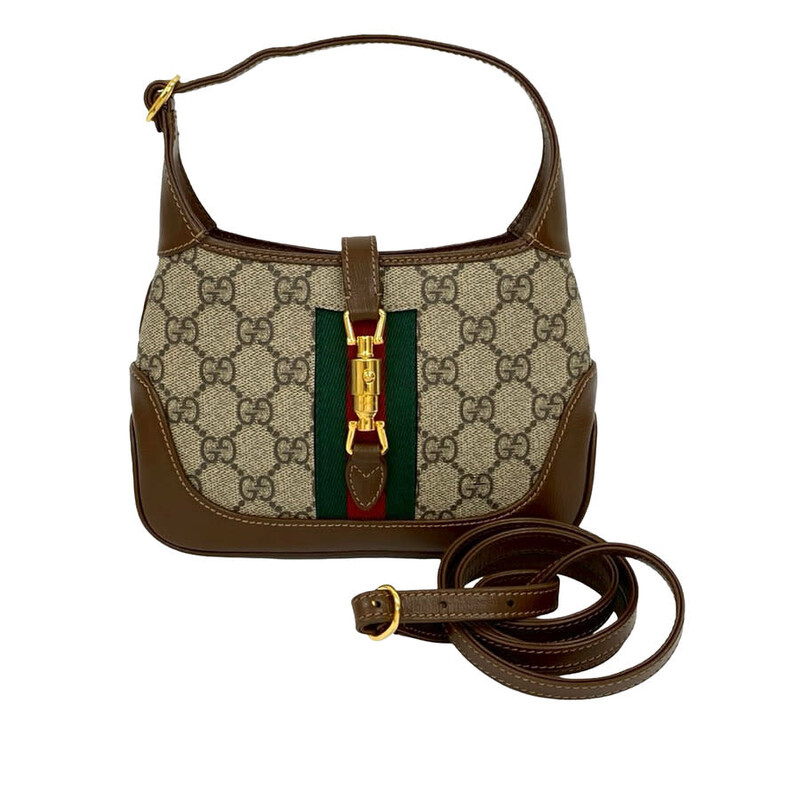 Gucci Pre-owned Gucci Mini GG Supreme Web Jackie 1961 Crossbody