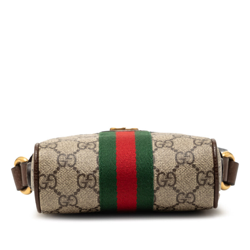 Gucci Pre-owned Gucci Mini GG Supreme Web Ophidia Crossbody Ladies