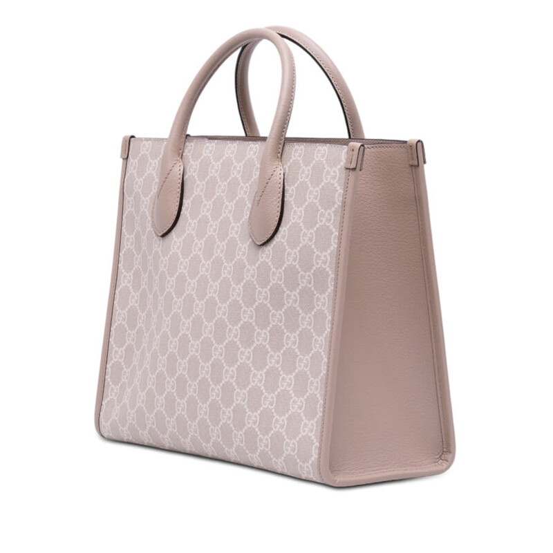 Gucci Pre-owned Gucci Small GG Supreme Interlocking G Tote