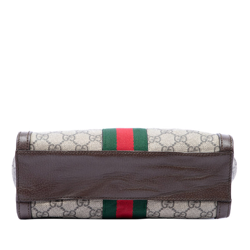 Gucci Pre-owned Gucci Small GG Supreme Ophidia Satchel Ladies