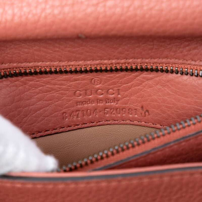 Gucci Pre-owned Gucci Small Leather Bamboo Nouveau Fringe