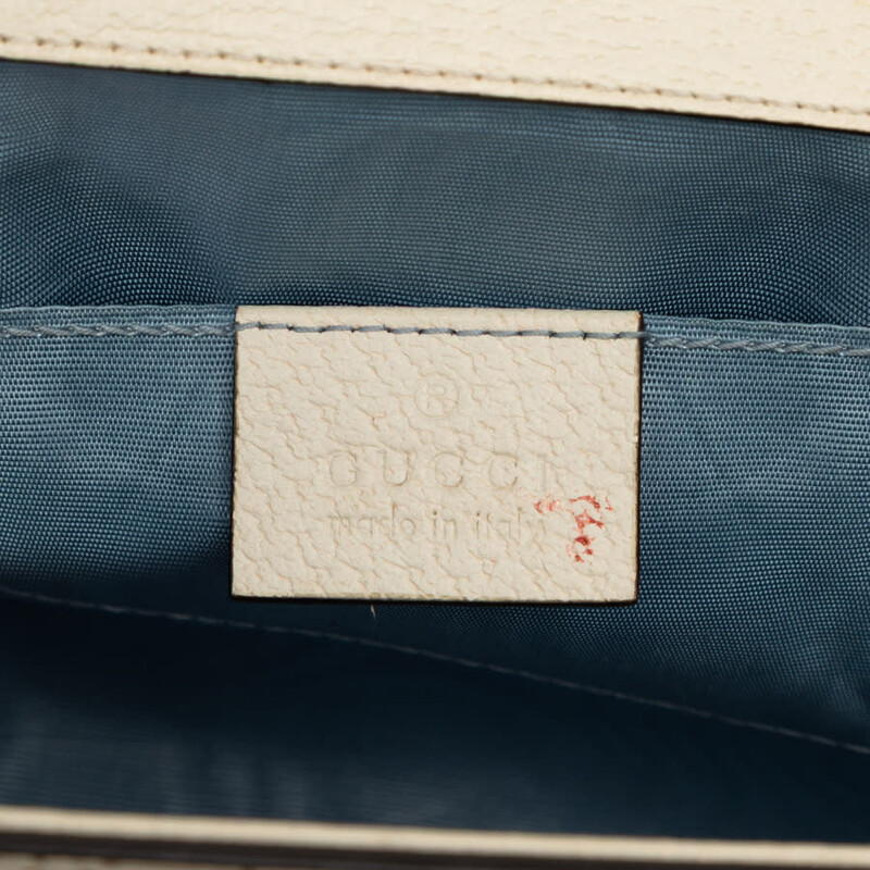 Gucci Pre-owned Gucci Small Leather Bee Star Padlock Crossbody