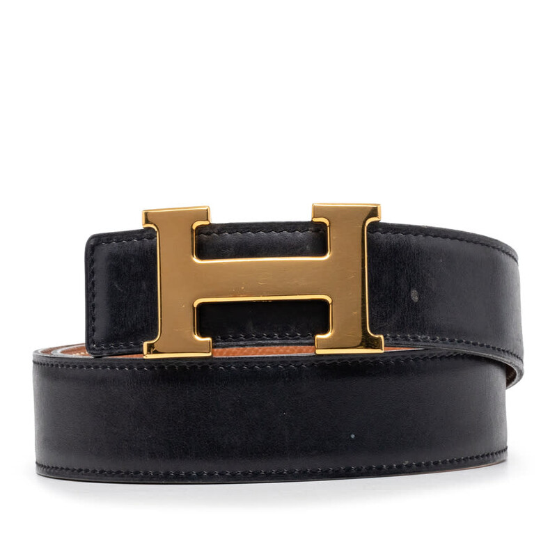 Hermes Pre-owned Hermes Box Calf and Courchevel Constance H