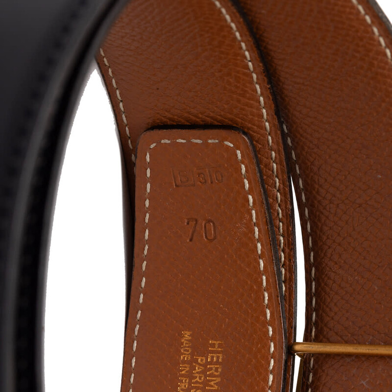 Hermes Pre-owned Hermes Box Calf and Courchevel Constance H