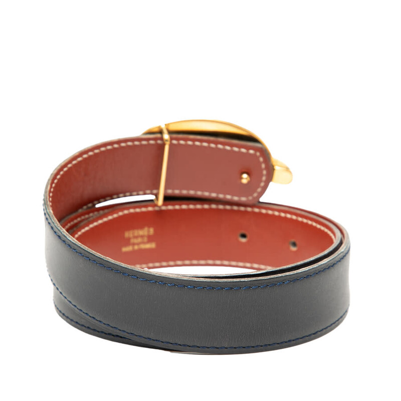 Hermes Pre-owned Hermes Box Calf Chaine d Ancre Reversible  display picture 2