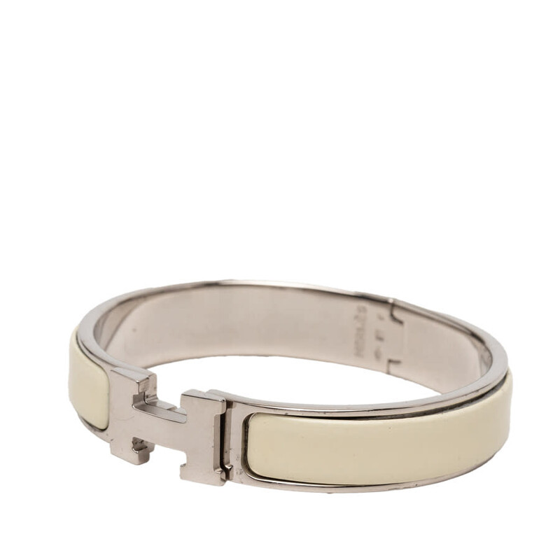 Hermes Pre-owned Hermes Narrow Enamel Clic H Bracelet PM Ladies