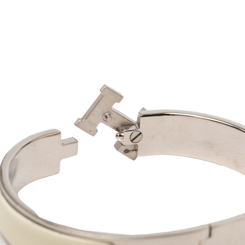 Hermes Pre-owned Hermes Narrow Enamel Clic H Bracelet PM Ladies