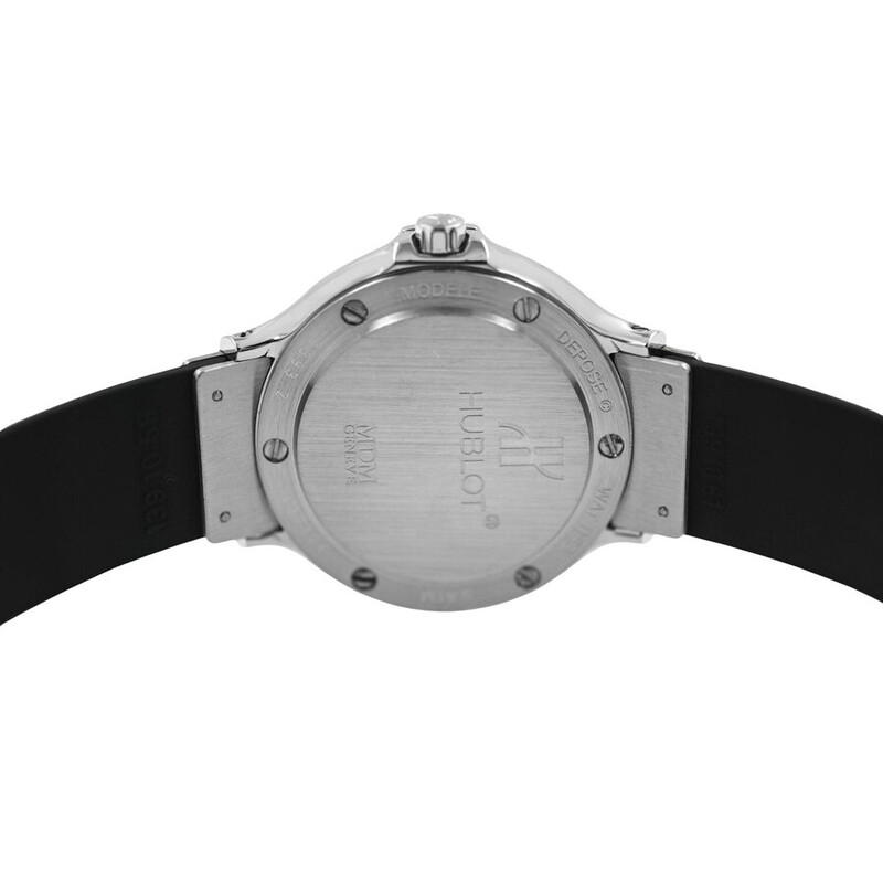 Hublot Pre-owned Hublot Mdm Classic Quartz Black Dial Ladies Watch