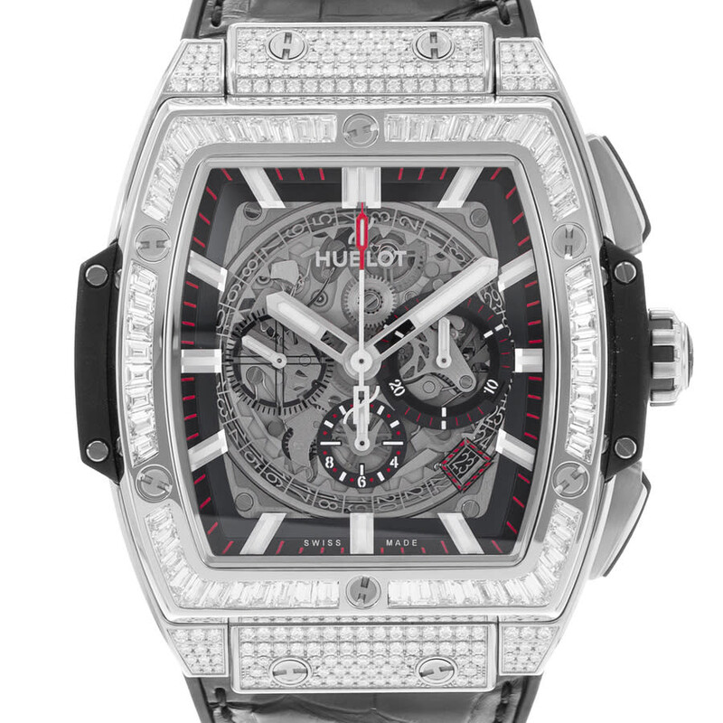 Hublot Pre-owned Hublot Spirit Of Big Bang Chronograph Diamond
