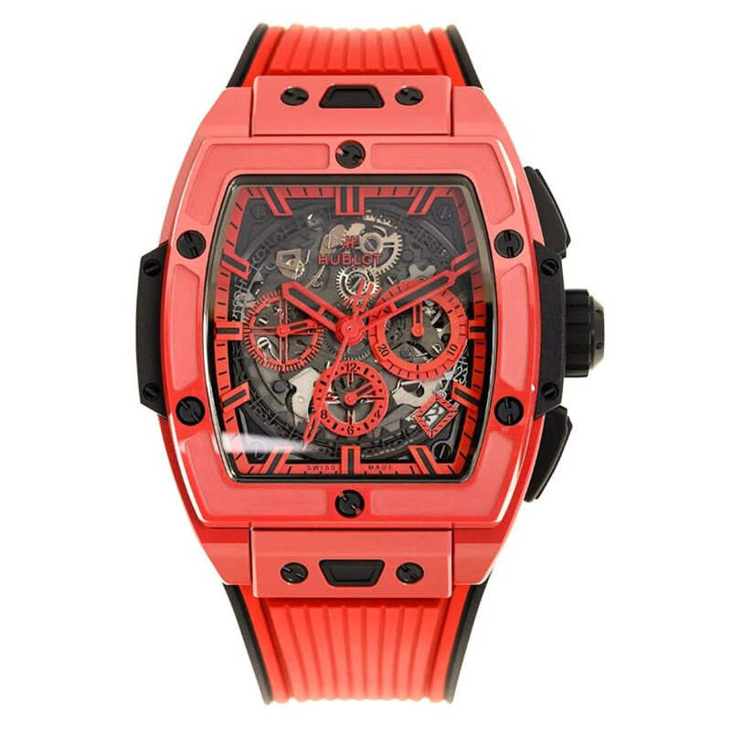 Hublot Pre-owned Hublot Spirit Of Big Bang Red Magic Chronograph