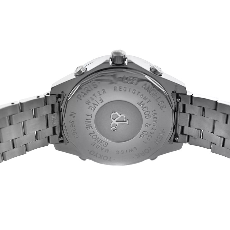 Jacob & Co. Pre-owned Jacob & Co. Five Time Zones Quartz Unisex