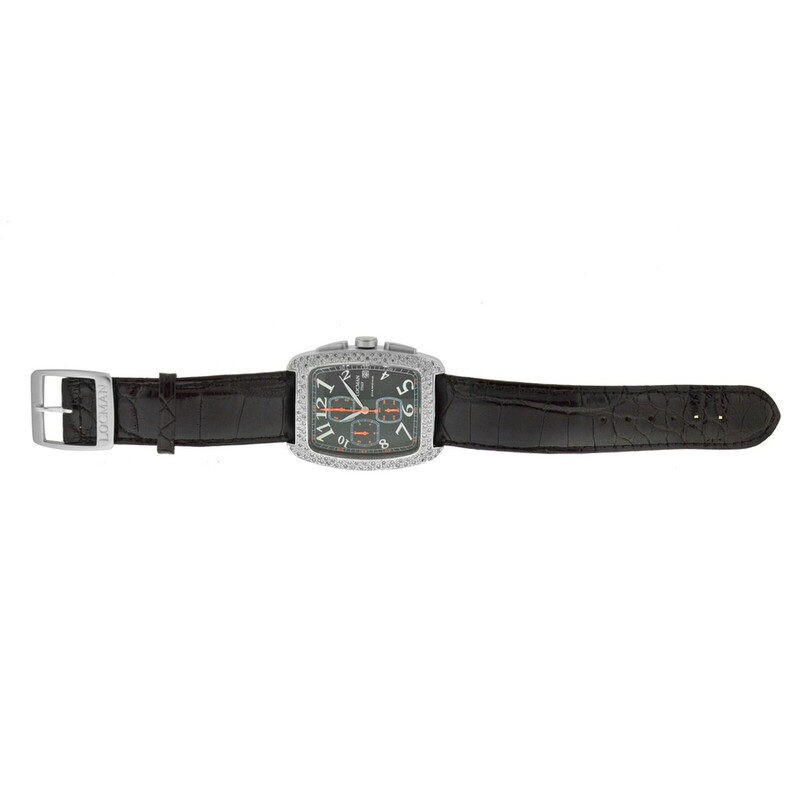 Locman Pre-owned Locman Diamond Chronograph Quartz Black  display picture 3