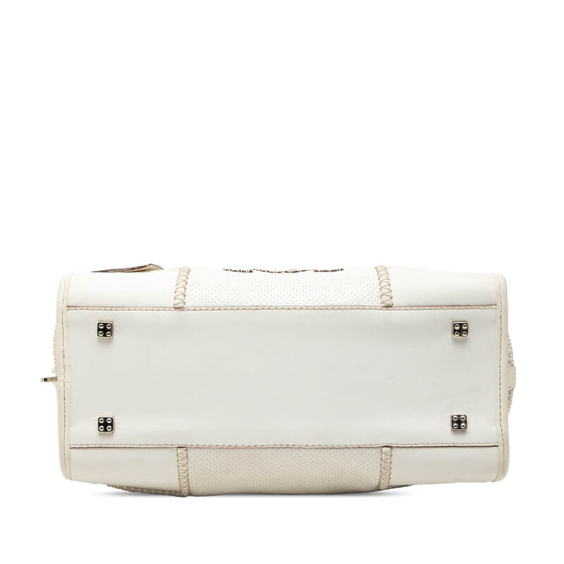 Loewe Pre-owned LOEWE Perforated Leather Stitched Amazona 28