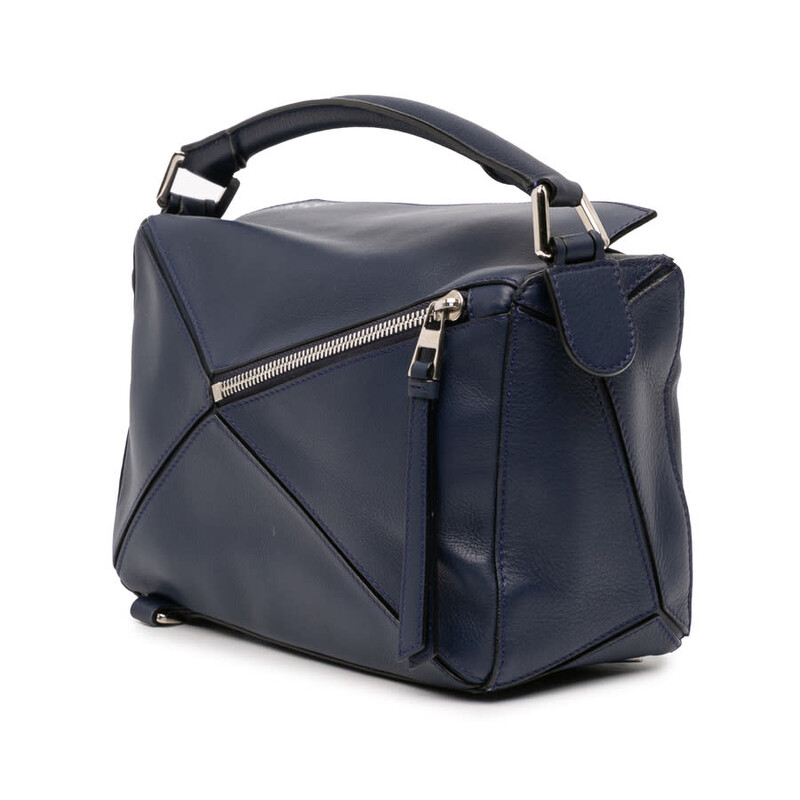 出品5/31まで☆LOEWE☆ Loewe Pre-owned Loewe Small Calfskin Puzzle Satchel 471511 - Pre