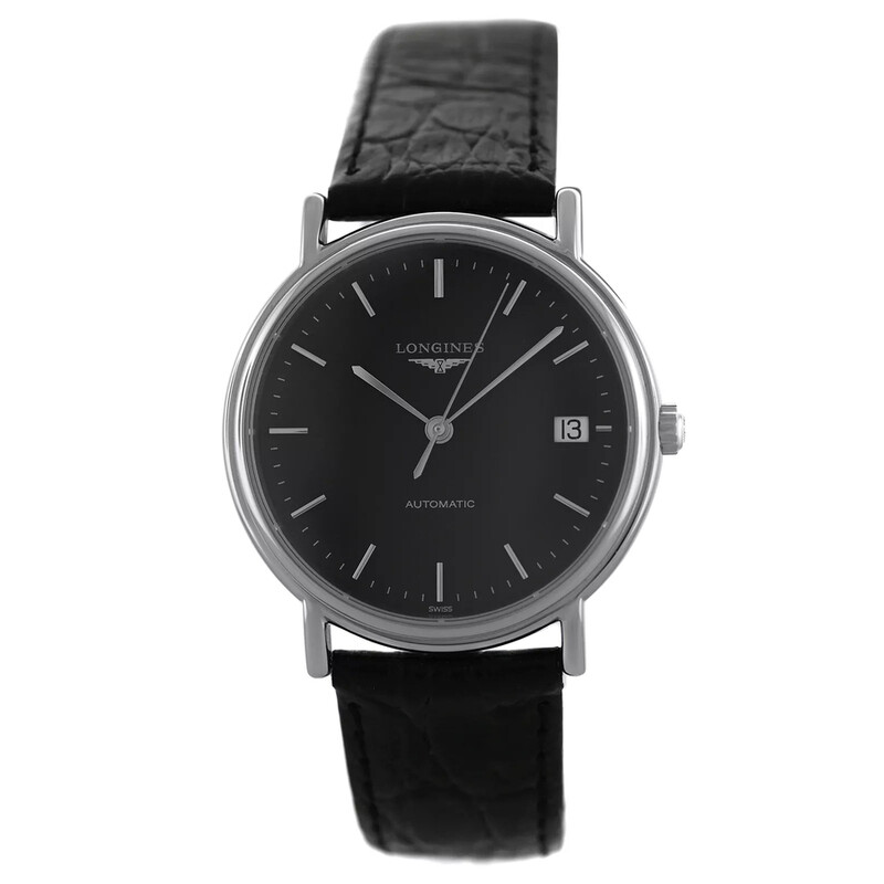 LONGINES Presence メンズ　クォーツ　腕時計 Longines Pre-owned Longines Presence Automatic Black Dial Men's