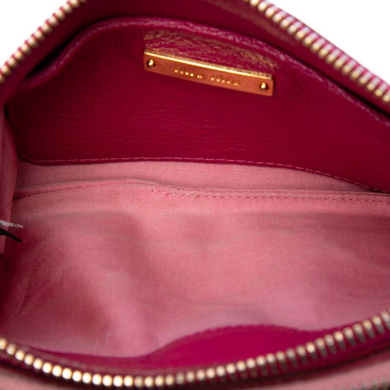 Miu Miu Pre-owned Miu Miu Bicolor Goatskin Madras Double Zip