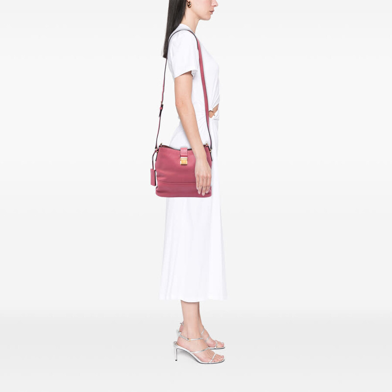Miu Miu Pre-owned Miu Miu Goatskin Madras Convertible Hobo Ladies