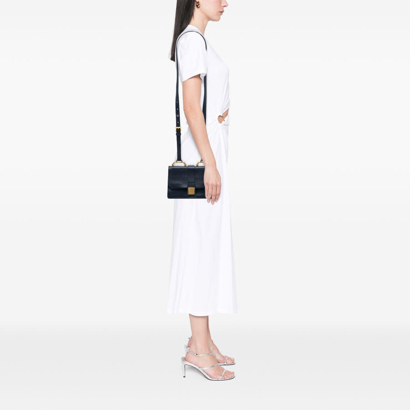 Miu Miu Pre-owned Miu Miu Goatskin Madras Crossbody Ladies