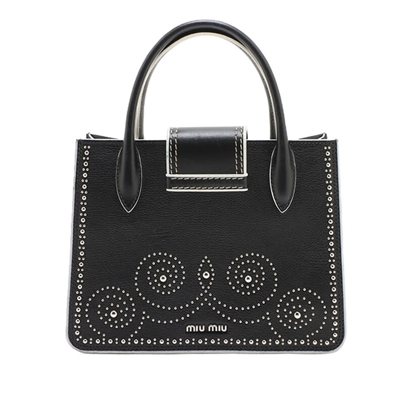 Miu Miu Pre-owned Miu Miu Leather Jewel Handbag Ladies