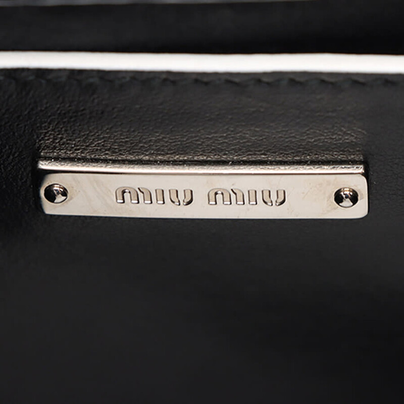 Miu Miu Pre-owned Miu Miu Leather Jewel Handbag Ladies