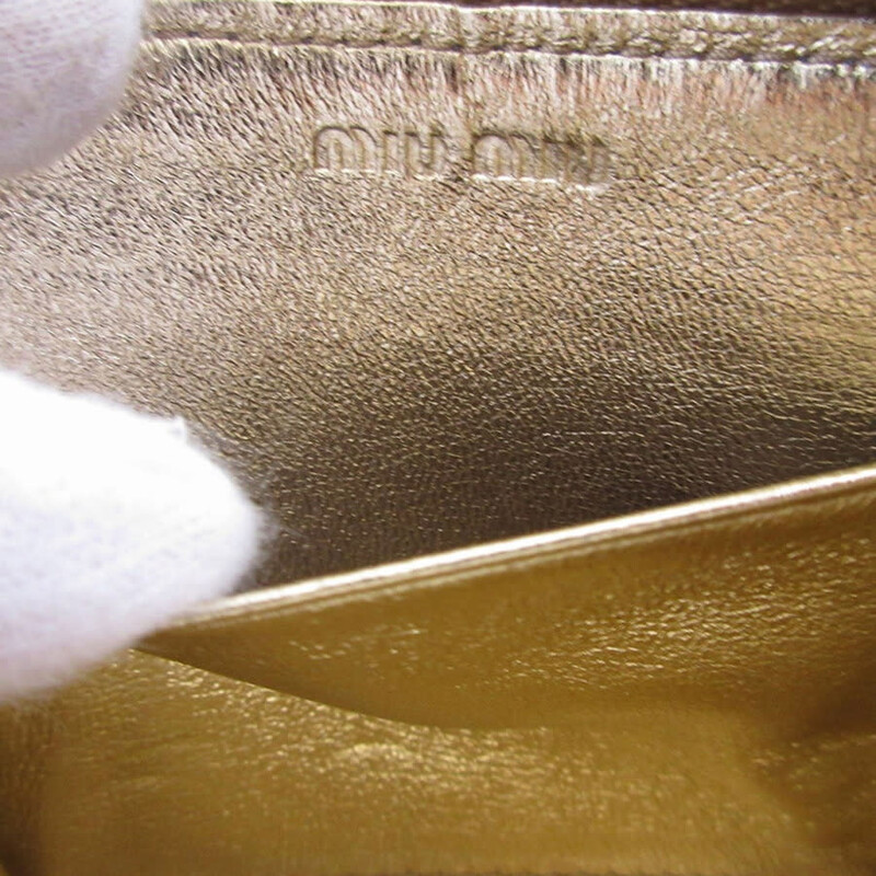 Miu Miu Pre-owned Miu Miu Matelasse Nappa Coin Pouch Ladies