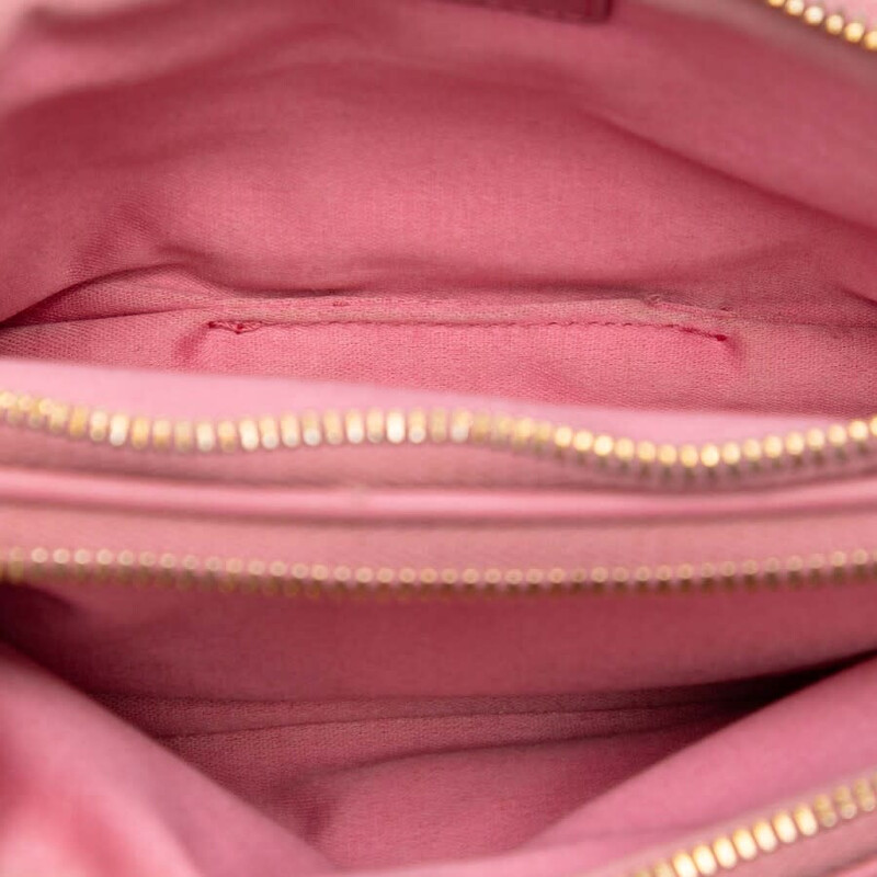 Miu Miu Pre-owned Miu Miu Nappa Matelasse Double Zip Handbag