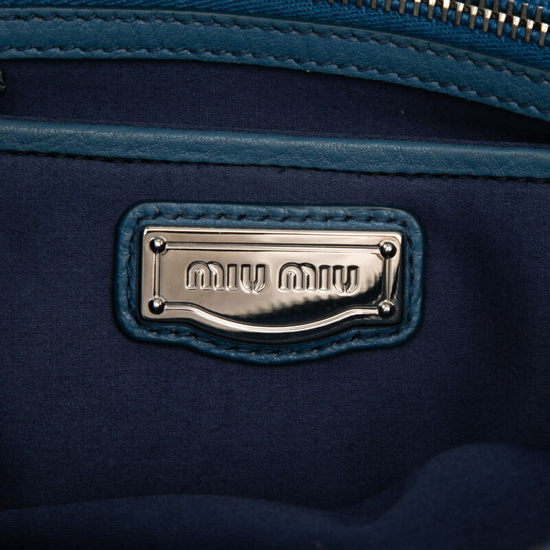 miupoe様 Miu Miu Pre-owned Miu Miu Small Vitello Phenix Satchel Ladies