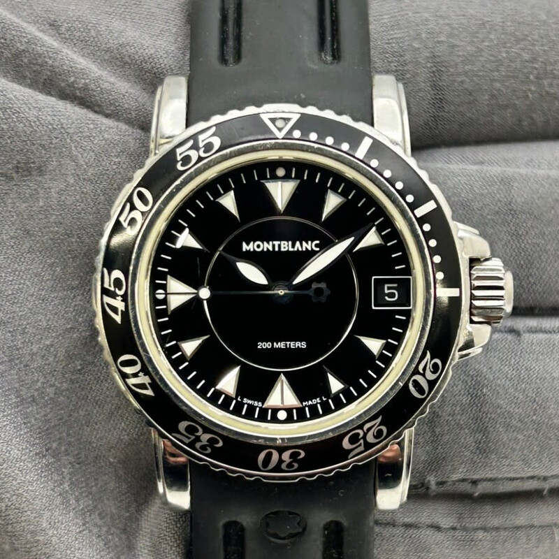 Montblanc Pre-owned Montblanc Meisterstuck Quartz Black Dial