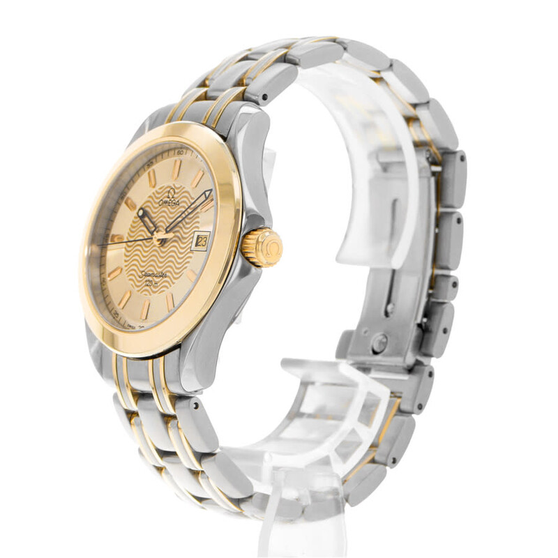 OMEGA Seamaster Quartz 腕時計 ゴールド Omega Pre-owned Omega Seamaster Aqua Terra Quartz Champagne Dial