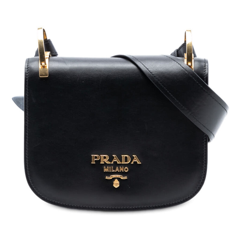 Prada Pre-owned Prada City Calf Pionniere Saddle Bag Ladies