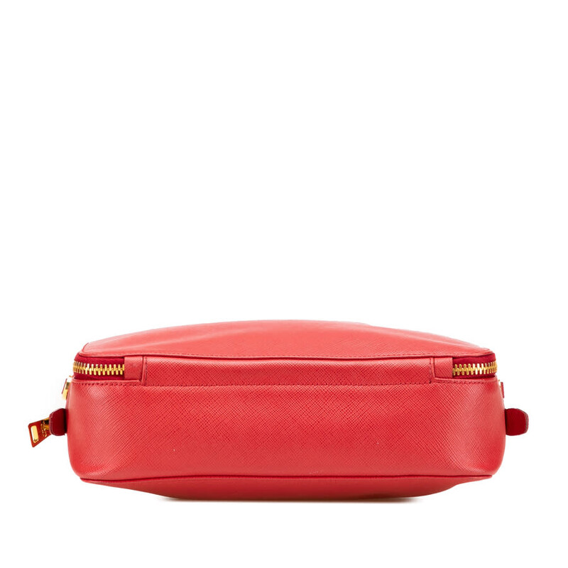 Prada Pre-owned Prada Saffiano Double Zip Crossbody