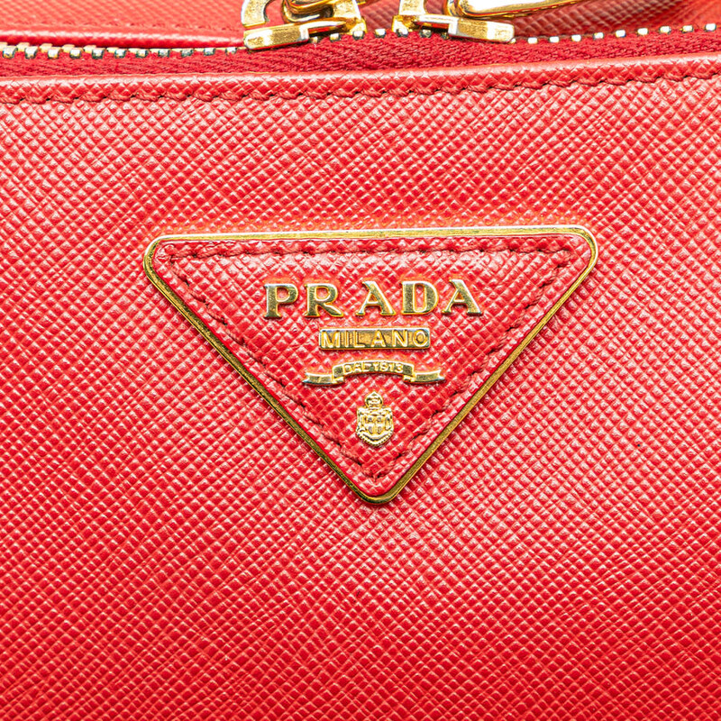 Prada Pre-owned Prada Saffiano Double Zip Crossbody