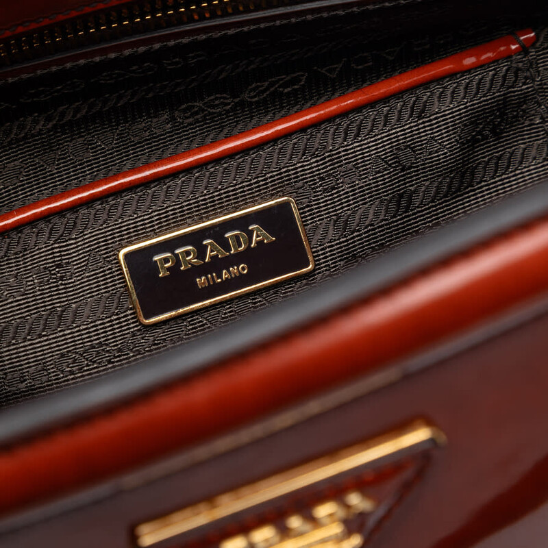 Prada Pre-owned Prada Spazzolato Parabole Tote Ladies