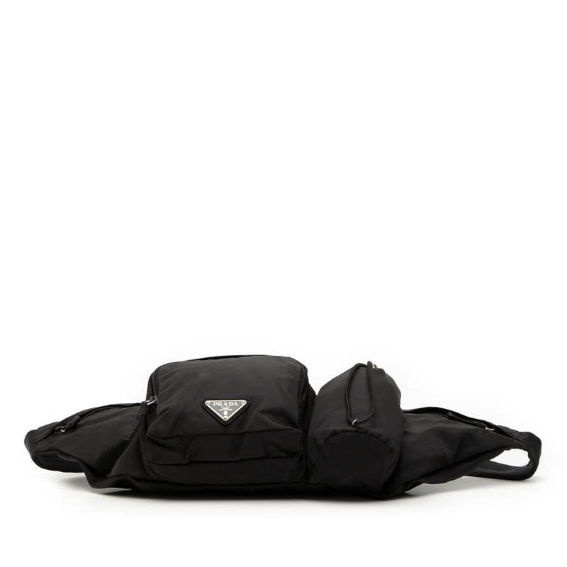 Prada Pre-owned Prada Tessuto Multi Pocket Belt Bag Unisex