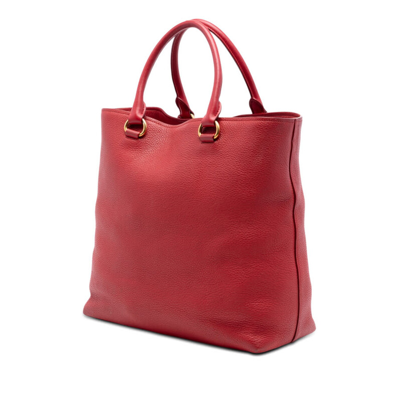 Prada Pre-owned Prada Vitello Daino Front Pocket Convertible Tote  display picture 1