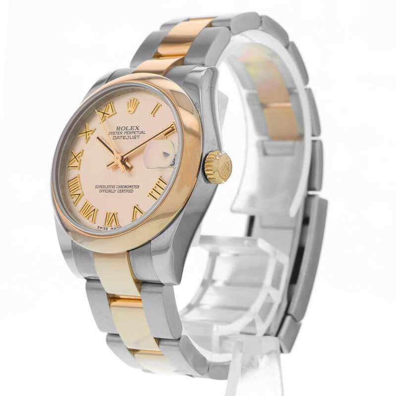 Rolex Pre-owned Rolex Datejust 31 Automatic Chronometer Pink Dial ...