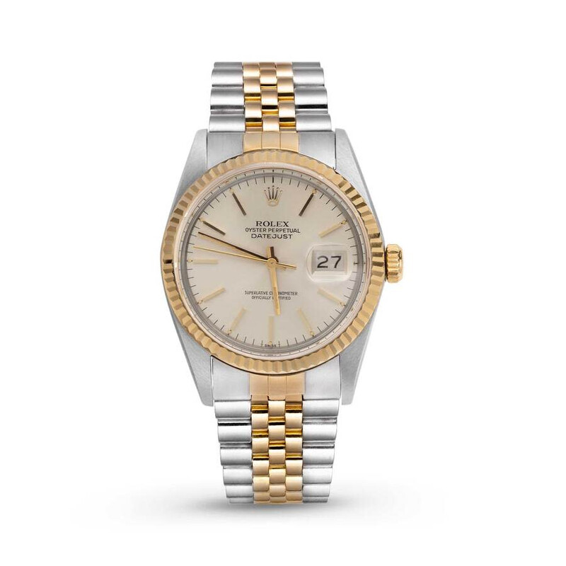 Rolex Pre-owned Rolex Datejust Automatic Chronometer White Dial