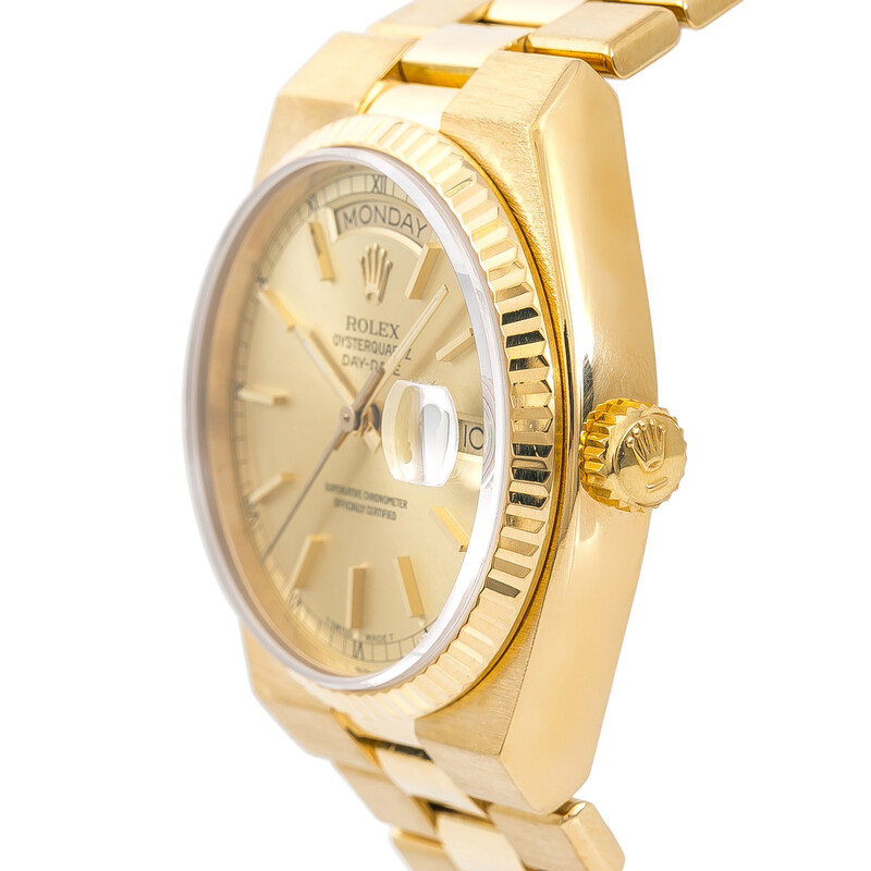 Rolex Pre-owned Rolex Day-Date Oysterquartz President Automatic Men's ...