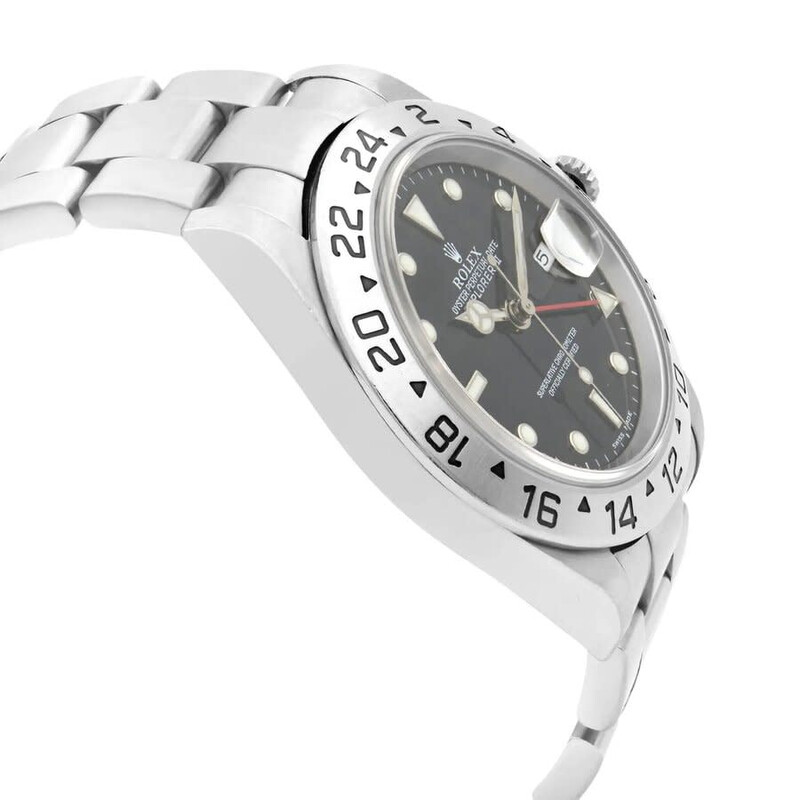 Rolex Pre-owned Rolex Explorer II GMT Automatic Chronometer Black Dial ...