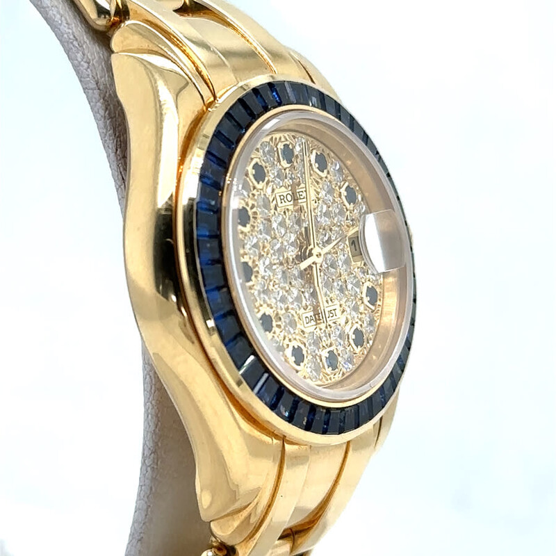 Rolex Pre-owned Rolex Pearlmaster Automatic Diamond Ladies Watch 69308 ...