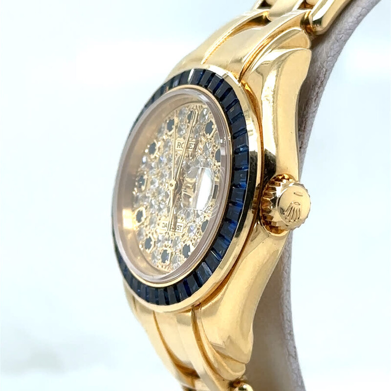 Rolex Pre-owned Rolex Pearlmaster Automatic Diamond Ladies Watch 69308 ...