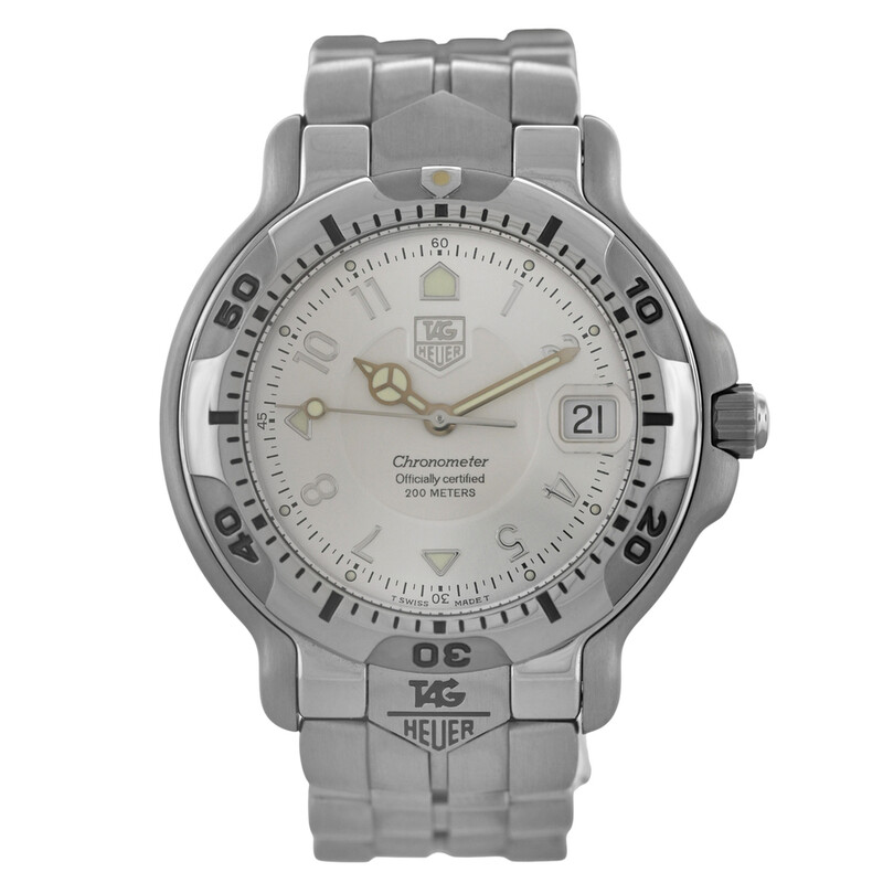 Tag Heuer Pre-owned Tag Heuer 6000 Automatic Silver Dial Men's