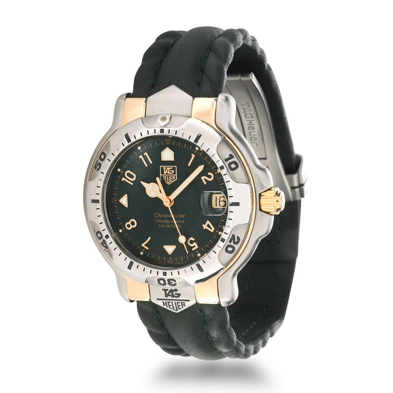 Tag Heuer Pre-owned Tag Heuer 6000 Series Automatic Green Dial