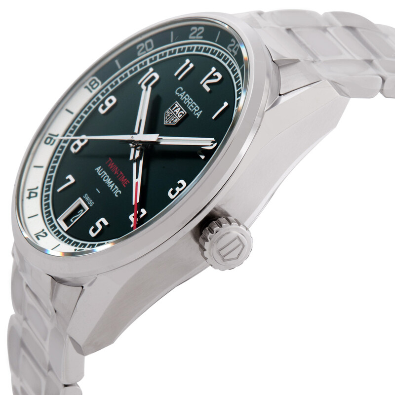 Tag Heuer Pre-owned Tag Heuer Carrera Automatic Green Dial Men's