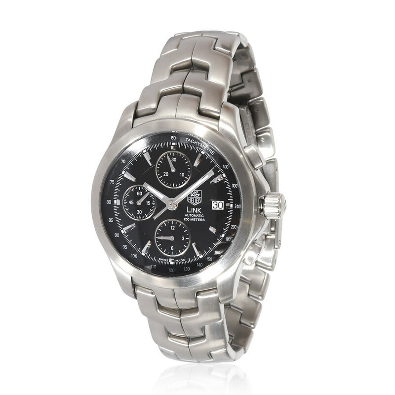 Tag Heuer Pre-owned Tag Heuer Link Chronograph Automatic Black